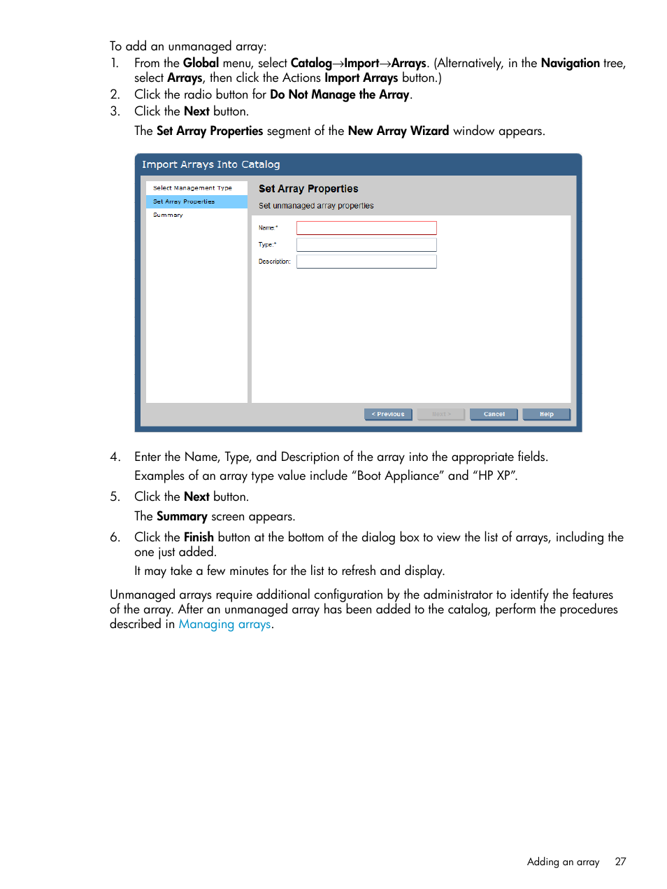 HP Matrix Operating Environment Software User Manual | Page 27 / 63