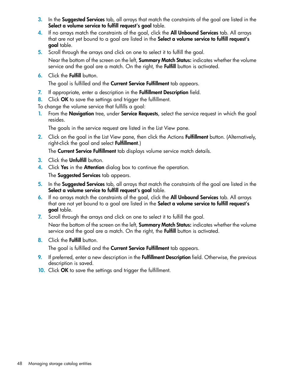 HP Matrix Operating Environment Software User Manual | Page 48 / 63