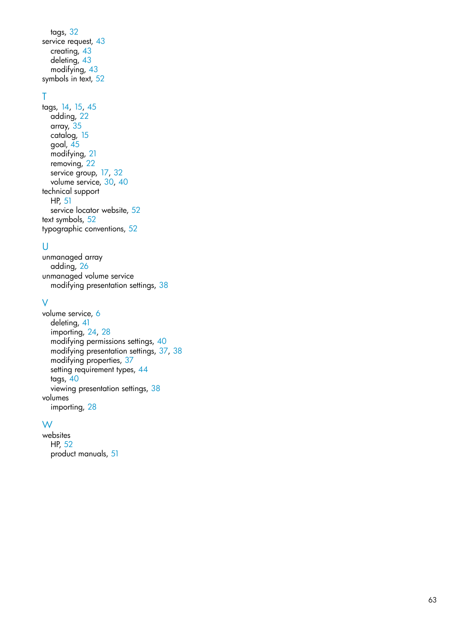 HP Matrix Operating Environment Software User Manual | Page 63 / 63