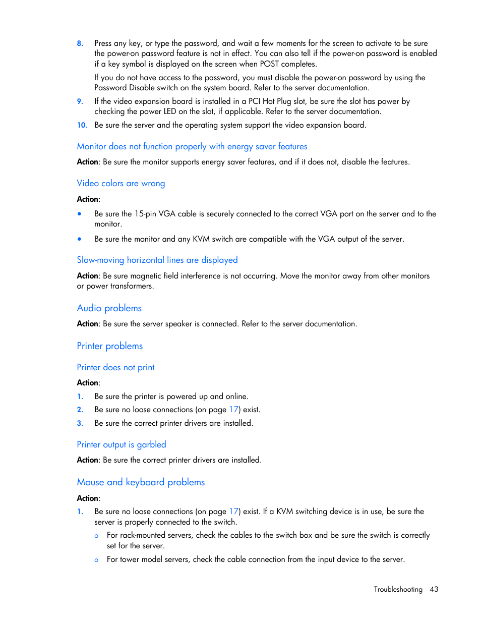 HP ProLiant DL145 G3 Server User Manual | Page 43 / 81