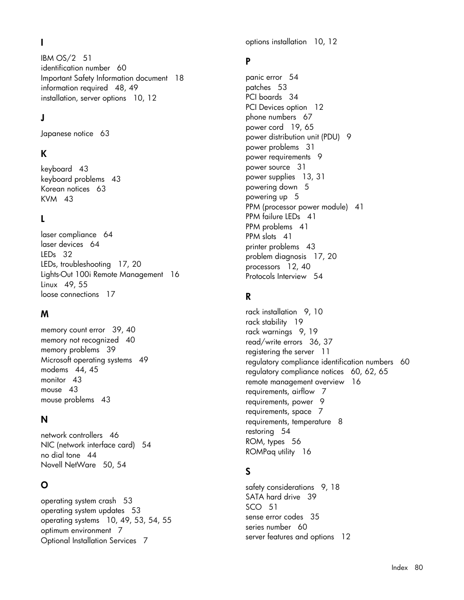 HP ProLiant DL145 G3 Server User Manual | Page 80 / 81