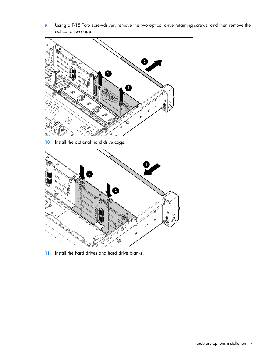 HP ProLiant DL380 Server User Manual | Page 71 / 128