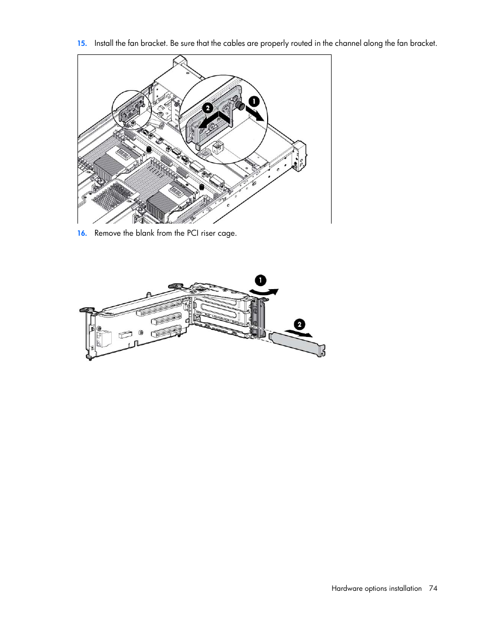 HP ProLiant DL380 Server User Manual | Page 74 / 128