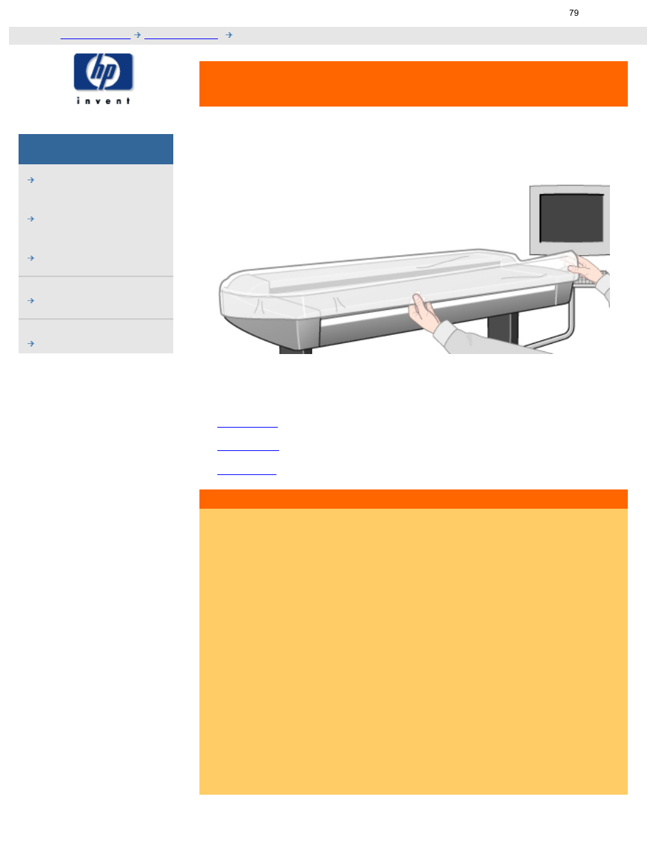 Djcc-36.htm, Acerca del mantenimiento del escáner, Mantenimiento del escáner | HP Designjet T1100 serie MFP User Manual | Page 79 / 272