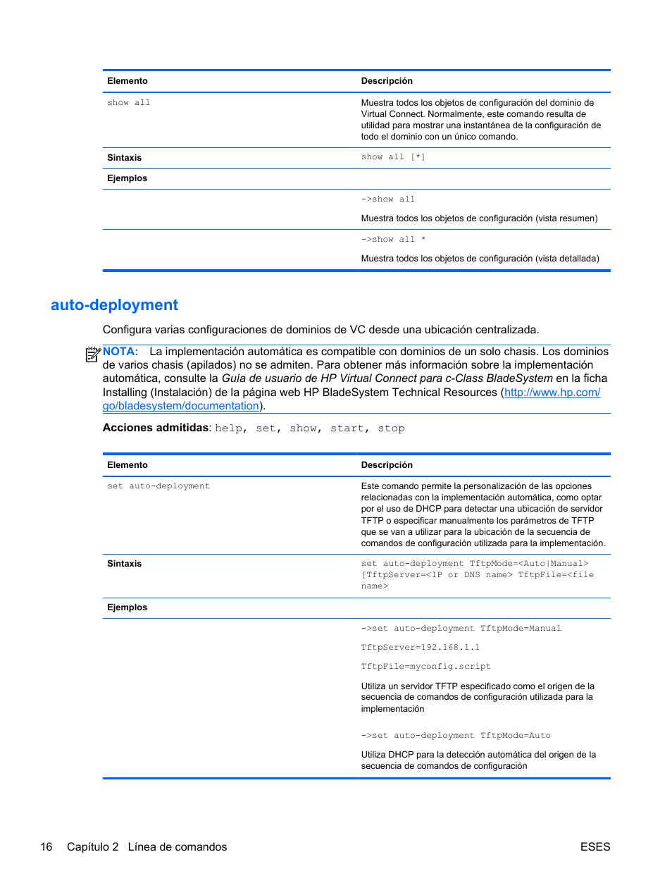 Auto-deployment | HP Módulo de conexión virtual HP FlexFabric de 10 Gb24 puertos para BladeSystem clase-c User Manual | Page 23 / 268