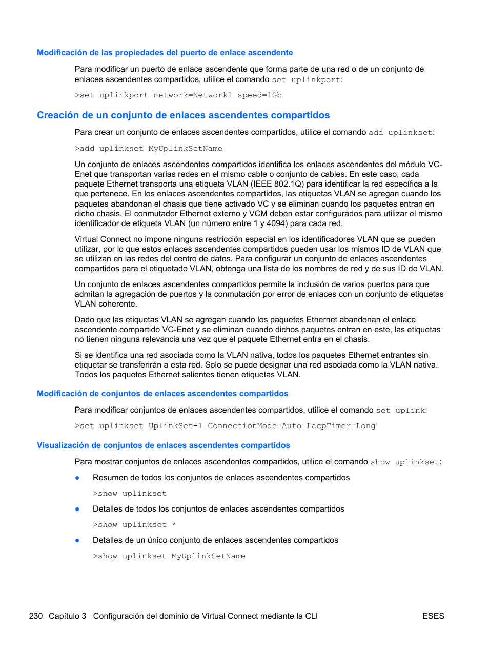 HP Módulo de conexión virtual HP FlexFabric de 10 Gb24 puertos para BladeSystem clase-c User Manual | Page 237 / 268