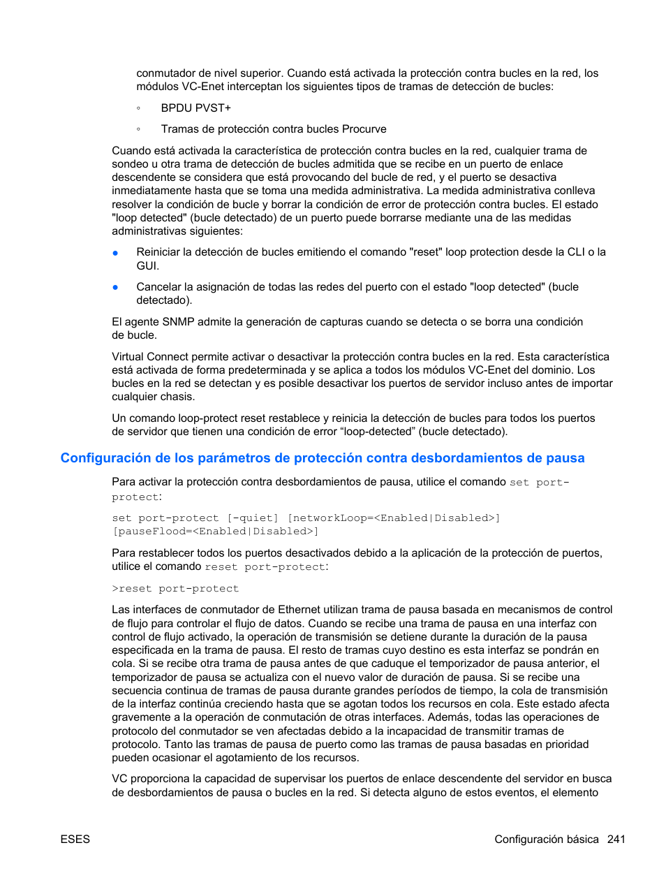 HP Módulo de conexión virtual HP FlexFabric de 10 Gb24 puertos para BladeSystem clase-c User Manual | Page 248 / 268