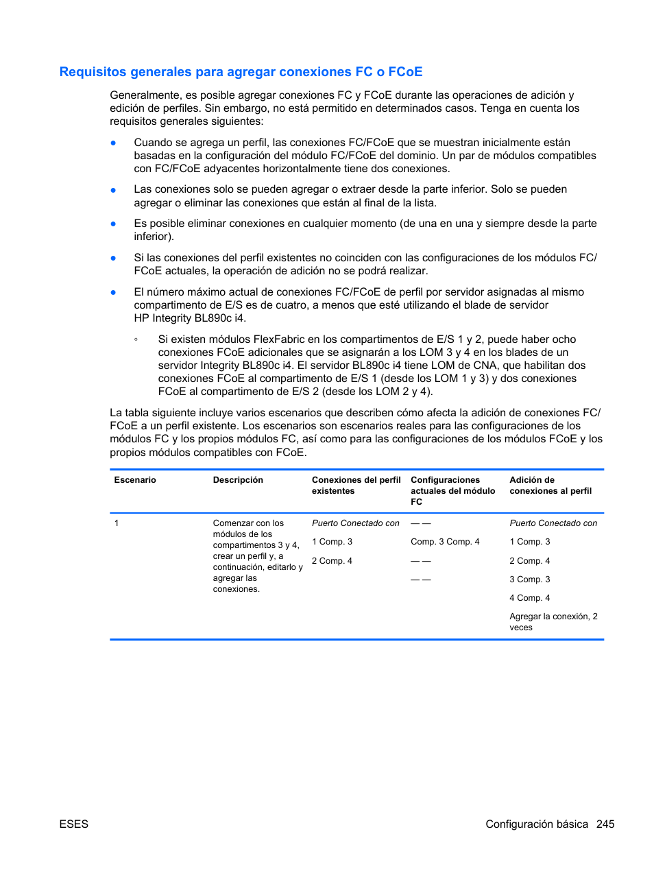 HP Módulo de conexión virtual HP FlexFabric de 10 Gb24 puertos para BladeSystem clase-c User Manual | Page 252 / 268