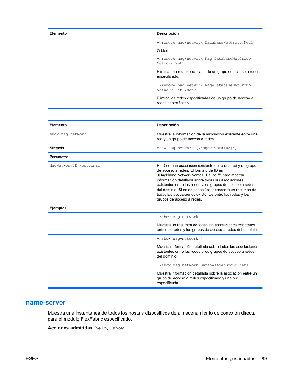Name-server, Erver | HP Módulo de conexión virtual HP FlexFabric de 10 Gb24 puertos para BladeSystem clase-c User Manual | Page 96 / 268