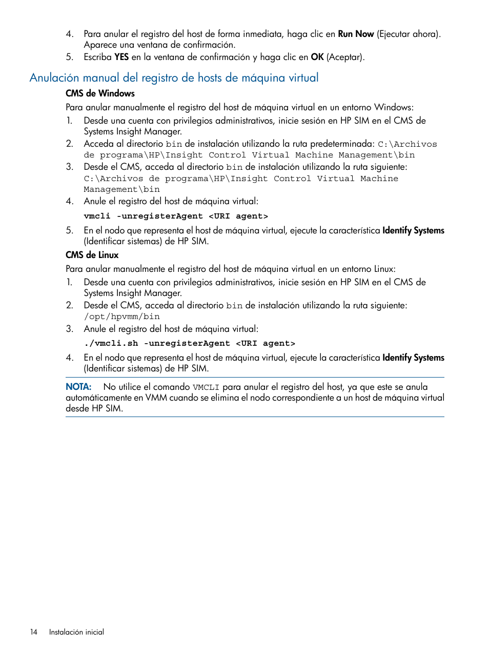 HP Software HP Insight Control para Linux User Manual | Page 14 / 60