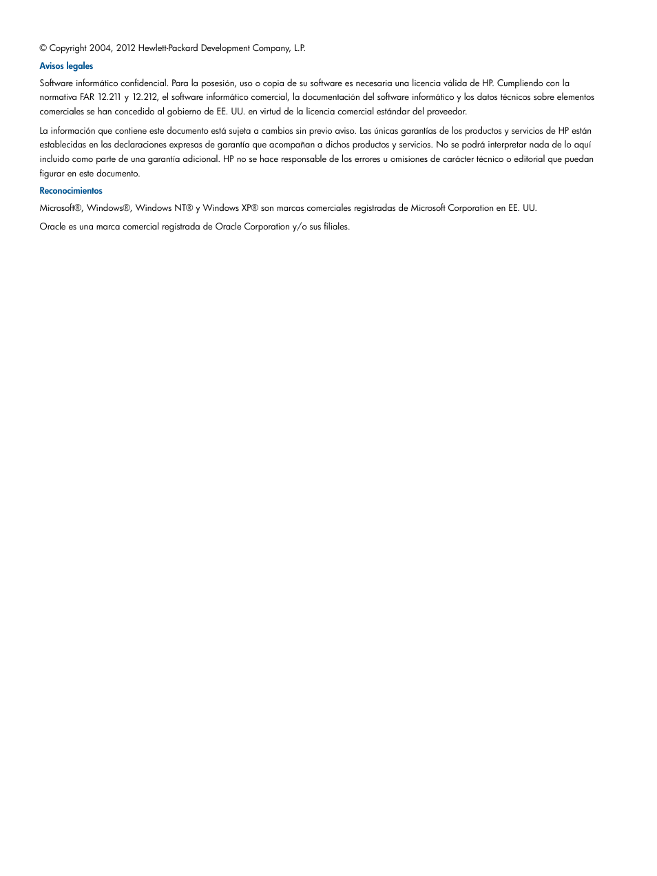 HP Software HP Insight Control para Linux User Manual | Page 2 / 60