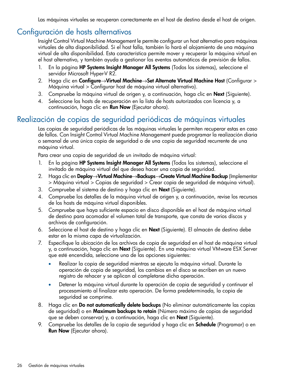Configuración de hosts alternativos | HP Software HP Insight Control para Linux User Manual | Page 26 / 60