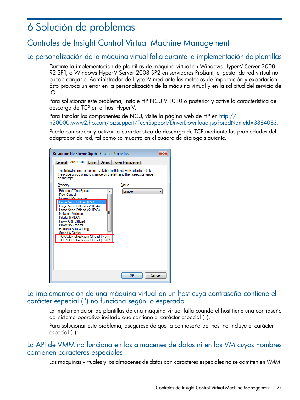 6 solución de problemas | HP Software HP Insight Control para Linux User Manual | Page 27 / 60