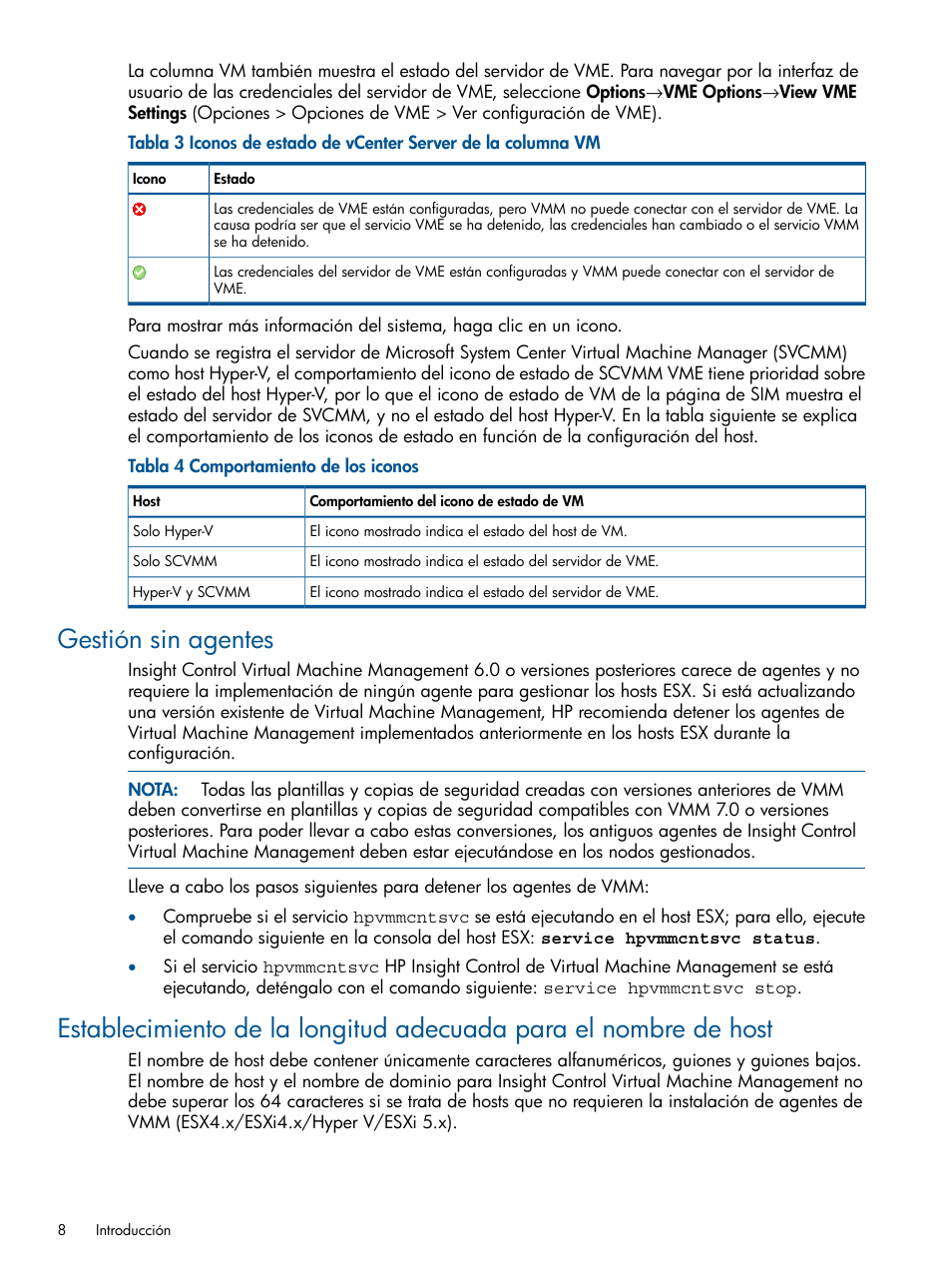 Gestión sin agentes | HP Software HP Insight Control para Linux User Manual | Page 8 / 60