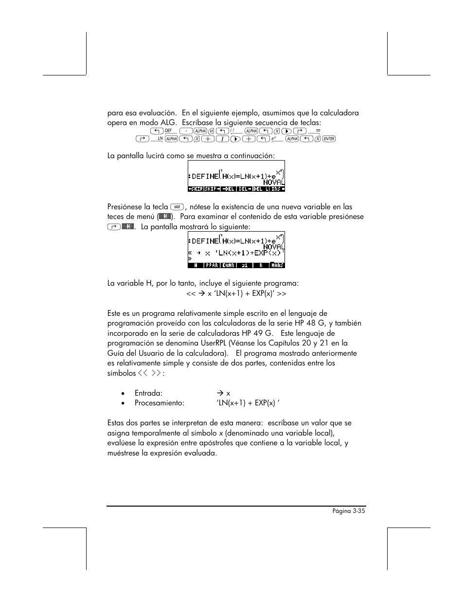 HP 48gII Graphing Calculator User Manual | Page 164 / 892