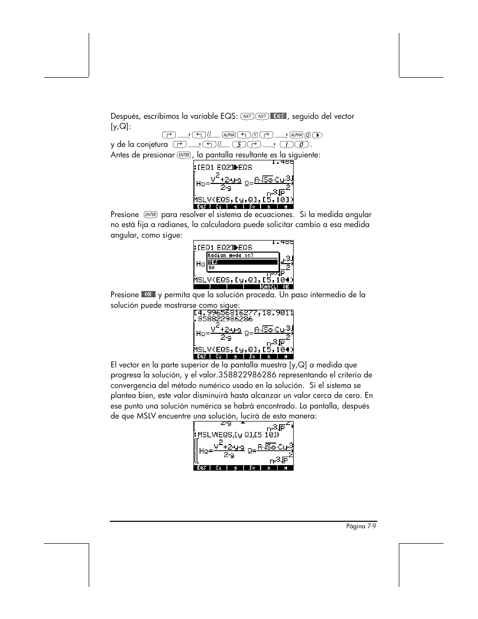 HP 48gII Graphing Calculator User Manual | Page 249 / 892