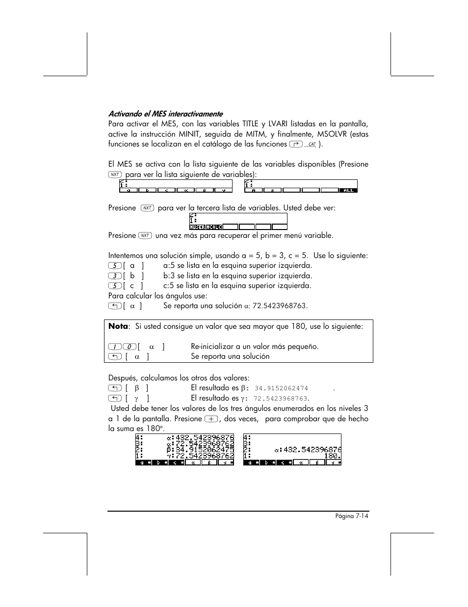 HP 48gII Graphing Calculator User Manual | Page 254 / 892