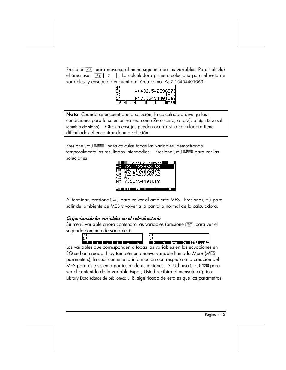 HP 48gII Graphing Calculator User Manual | Page 255 / 892