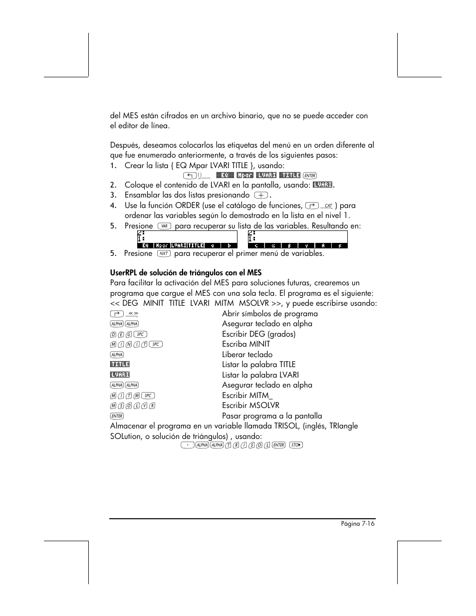 HP 48gII Graphing Calculator User Manual | Page 256 / 892