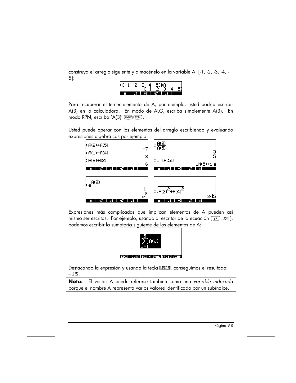 HP 48gII Graphing Calculator User Manual | Page 289 / 892