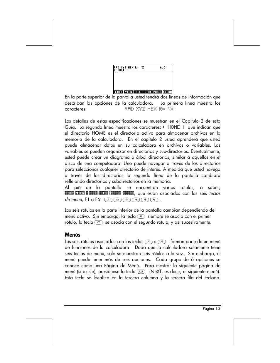 Menus | HP 48gII Graphing Calculator User Manual | Page 32 / 892