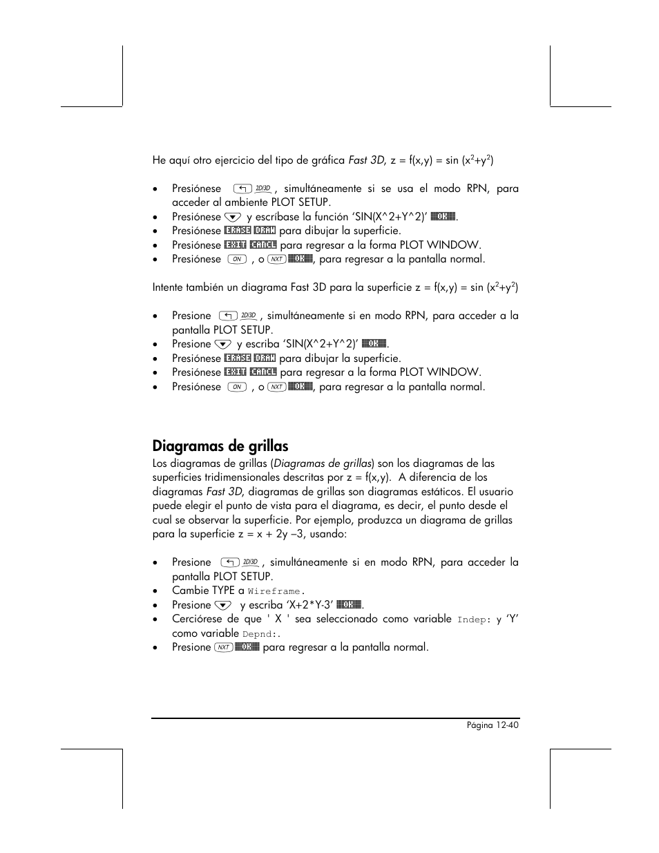 Diagramas de grillas | HP 48gII Graphing Calculator User Manual | Page 432 / 892