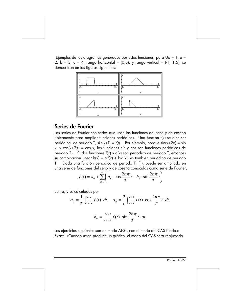 Series de fourier | HP 48gII Graphing Calculator User Manual | Page 522 / 892