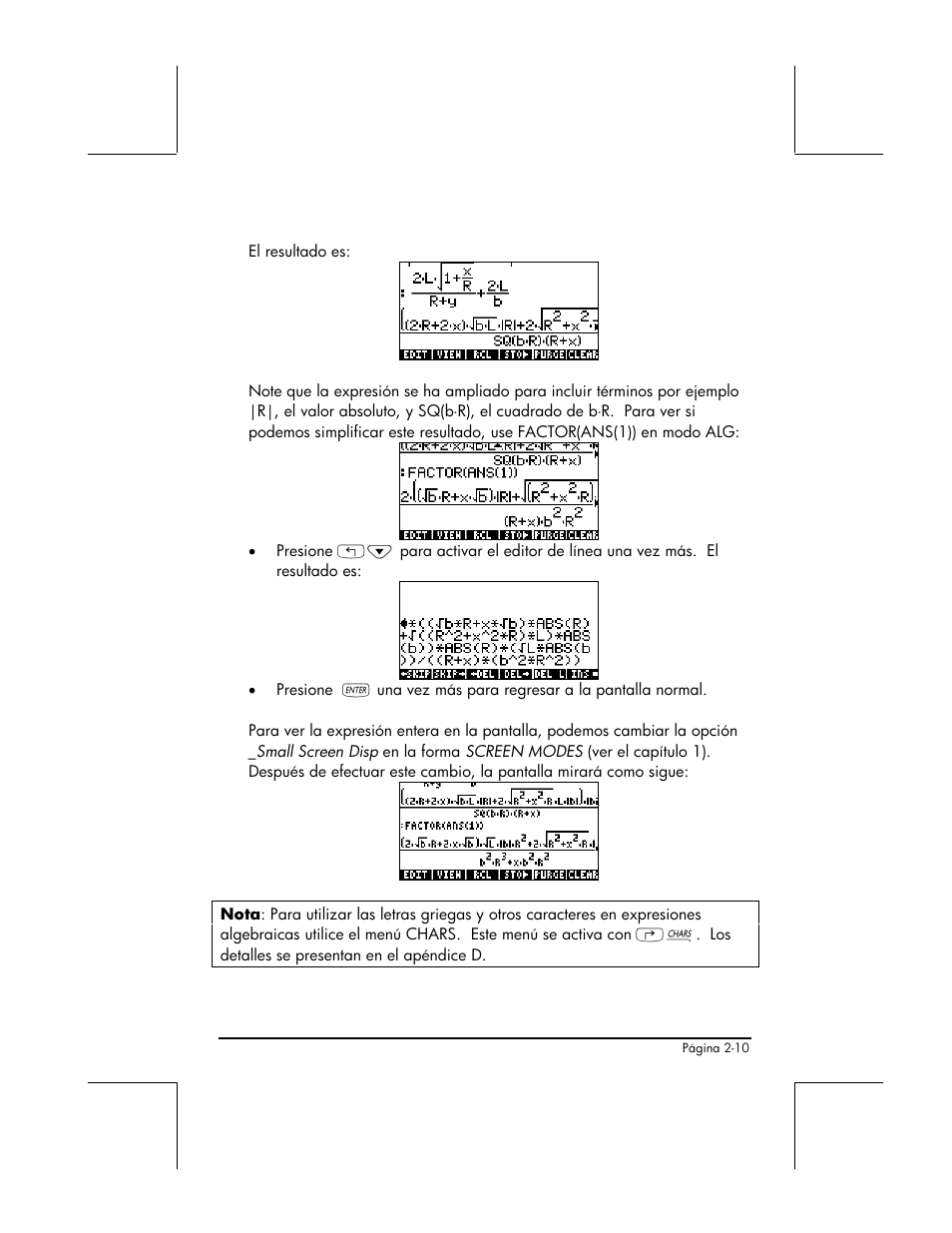 HP 48gII Graphing Calculator User Manual | Page 70 / 892