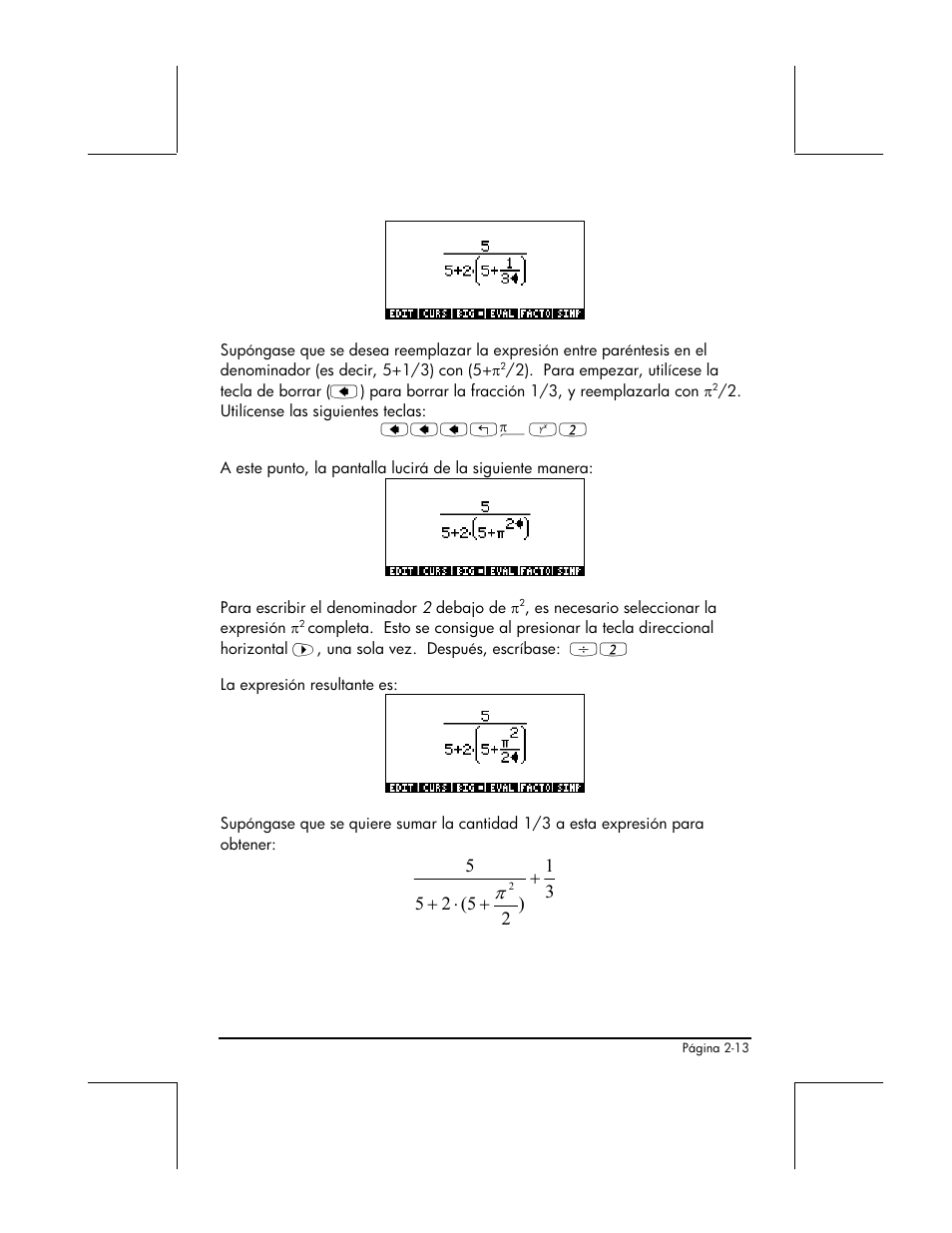 HP 48gII Graphing Calculator User Manual | Page 73 / 892