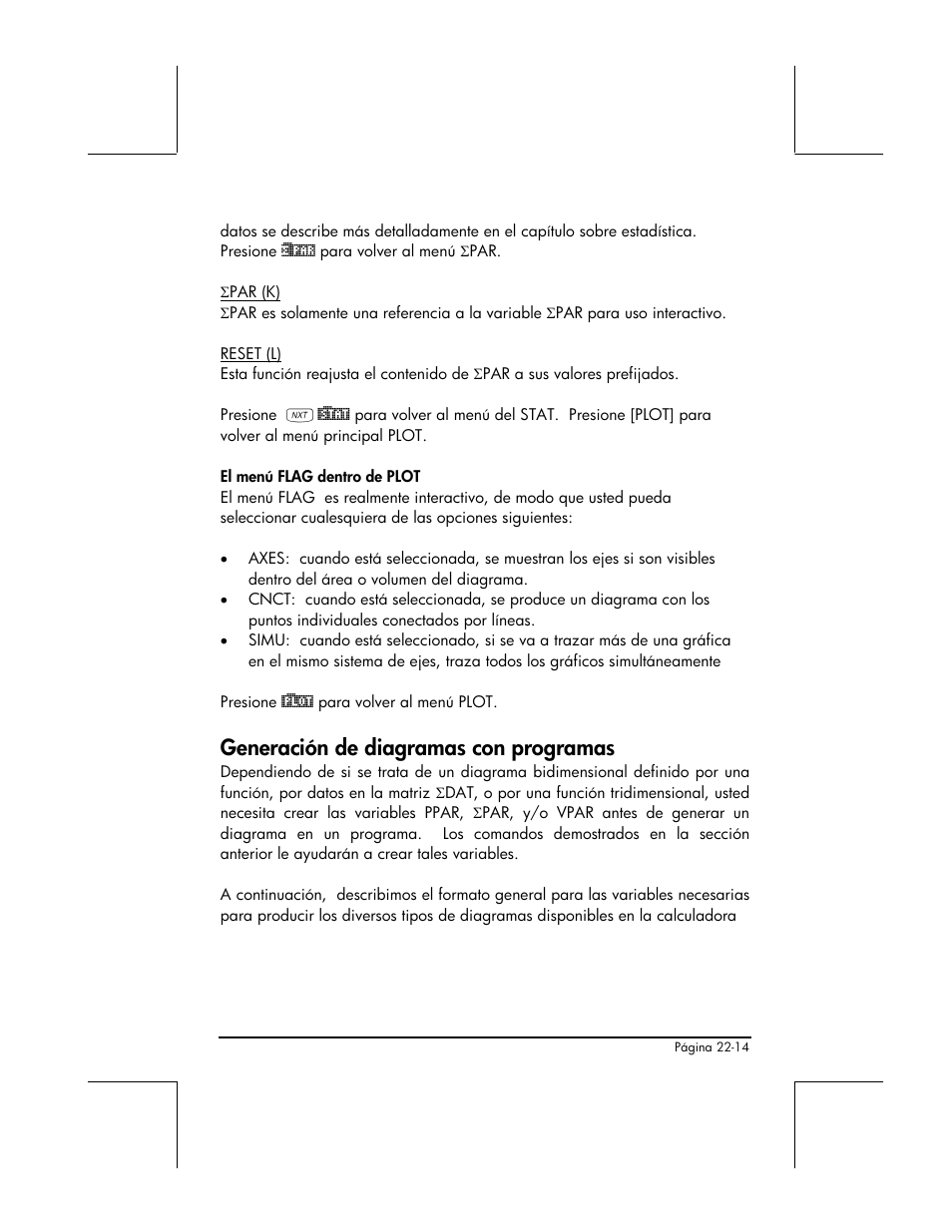 Generacion de diagramas con programas, Generación de diagramas con programas | HP 48gII Graphing Calculator User Manual | Page 754 / 892