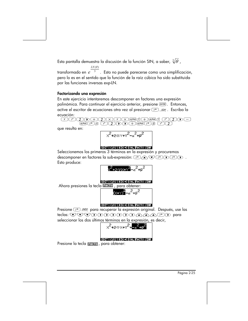 HP 48gII Graphing Calculator User Manual | Page 85 / 892