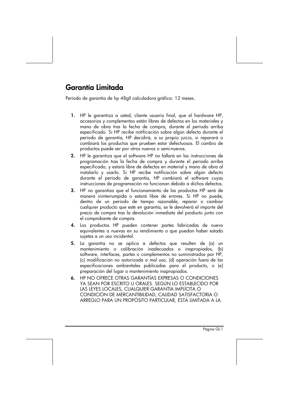 Garantia limitada, Garantía limitada | HP 48gII Graphing Calculator User Manual | Page 888 / 892