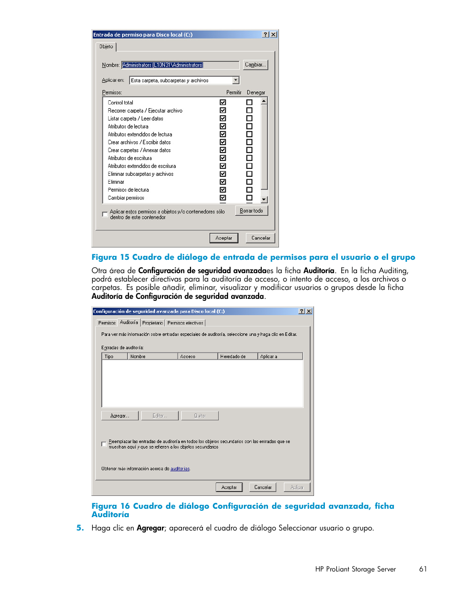 HP Servidor de almacenamiento HP ProLiant DL320s User Manual | Page 61 / 152