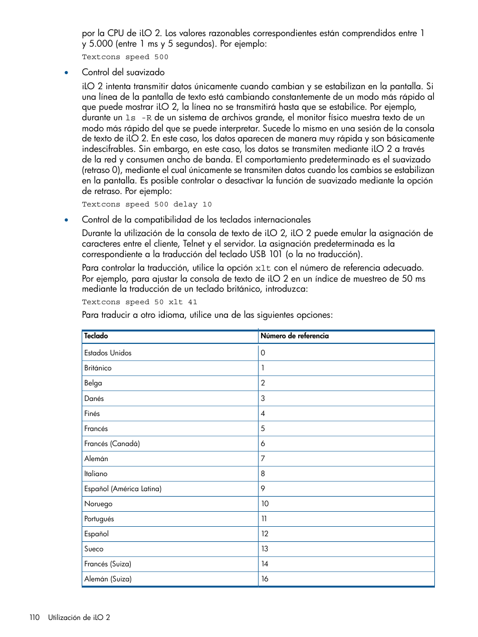 HP Integrated Lights-Out 2 User Manual | Page 110 / 250