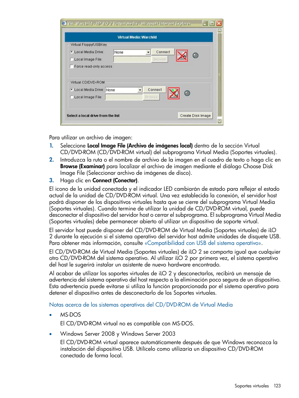 HP Integrated Lights-Out 2 User Manual | Page 123 / 250