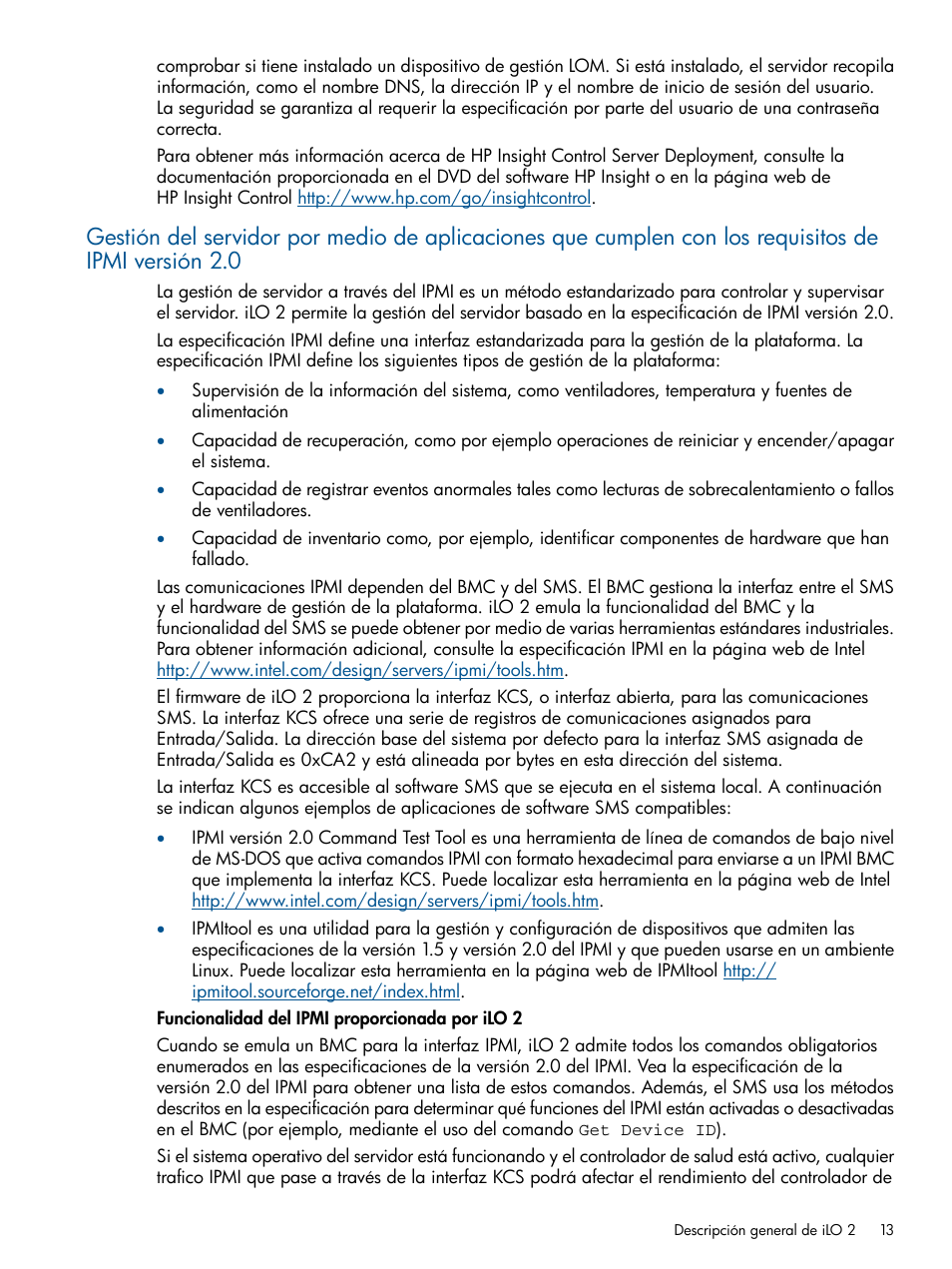 HP Integrated Lights-Out 2 User Manual | Page 13 / 250