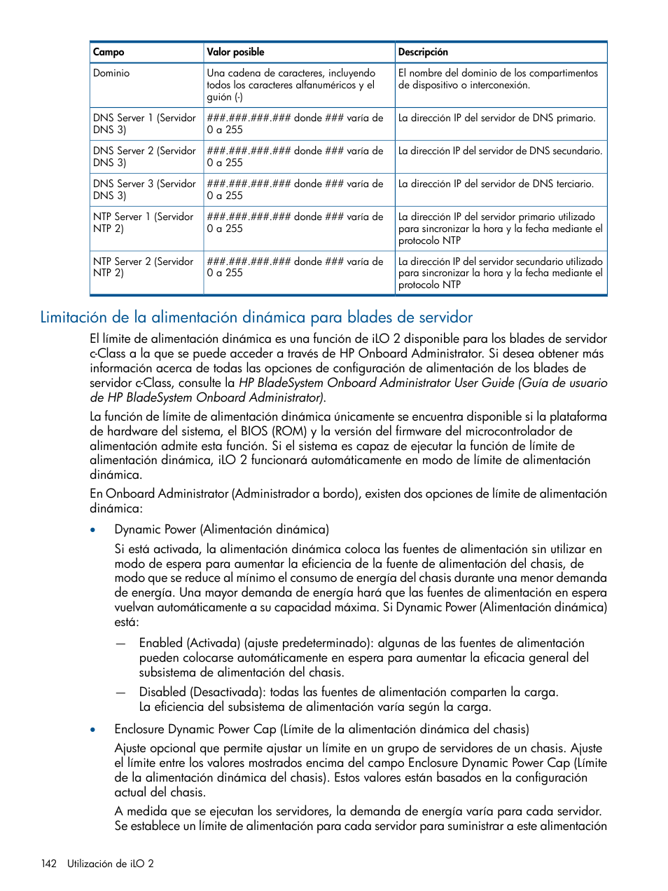 HP Integrated Lights-Out 2 User Manual | Page 142 / 250