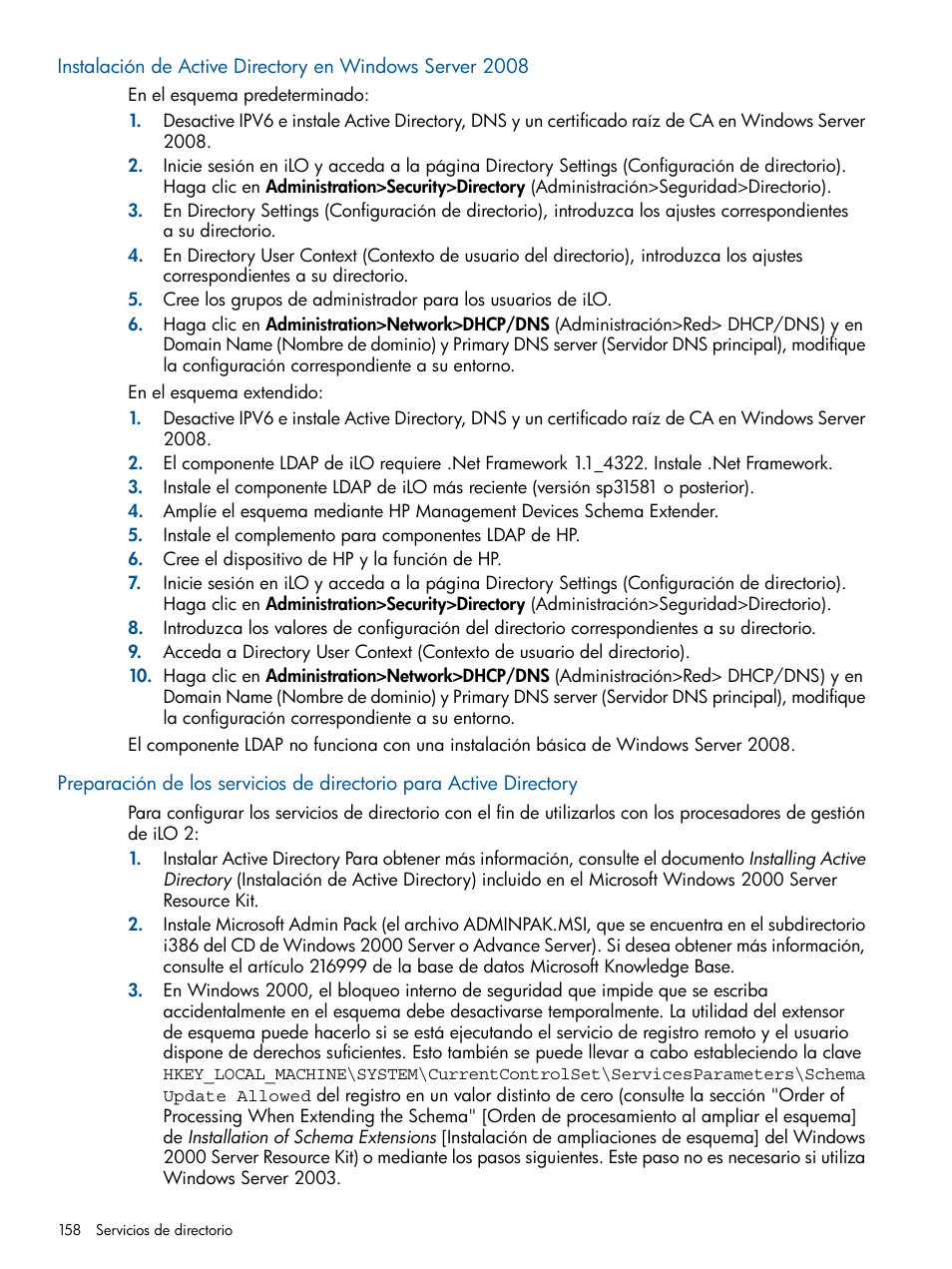 HP Integrated Lights-Out 2 User Manual | Page 158 / 250