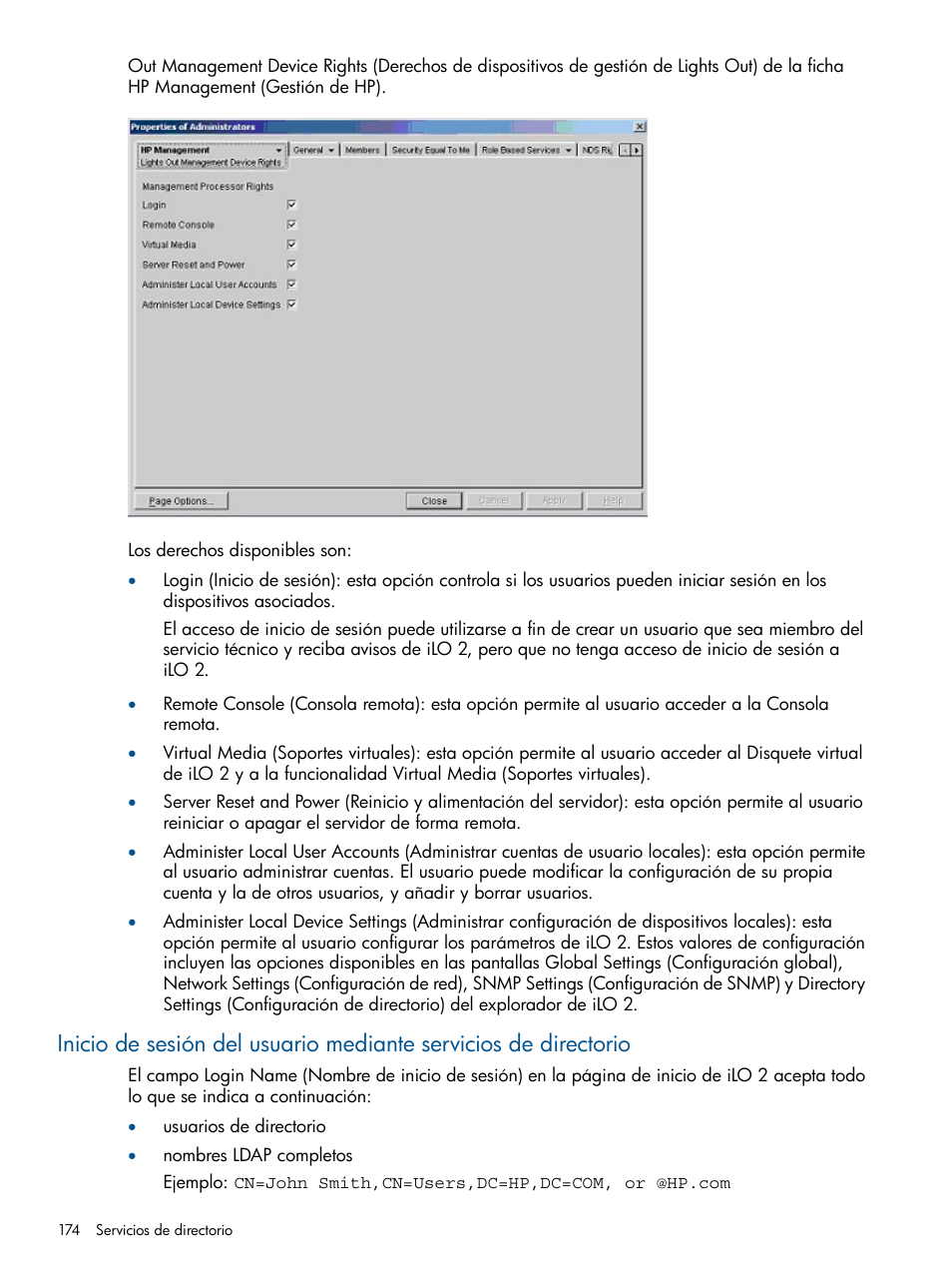 HP Integrated Lights-Out 2 User Manual | Page 174 / 250