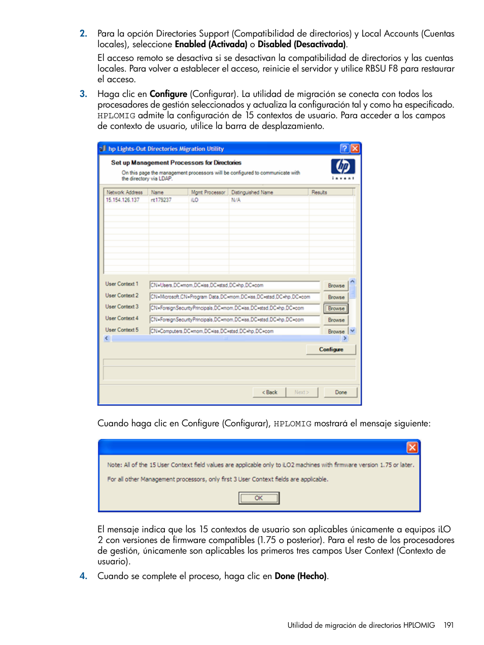 HP Integrated Lights-Out 2 User Manual | Page 191 / 250