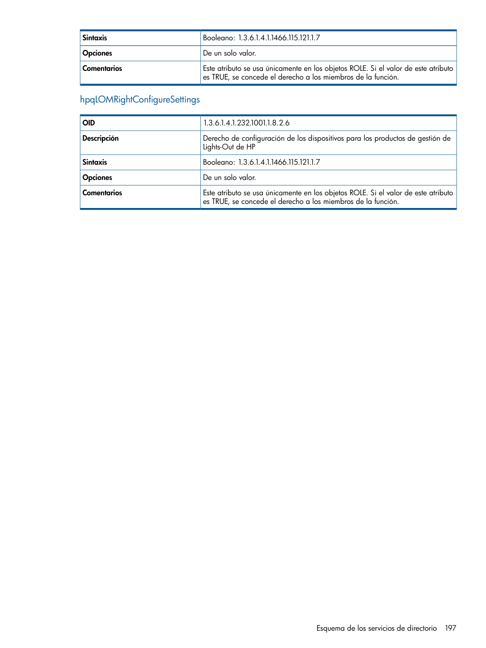 Hpqlomrightconfiguresettings | HP Integrated Lights-Out 2 User Manual | Page 197 / 250