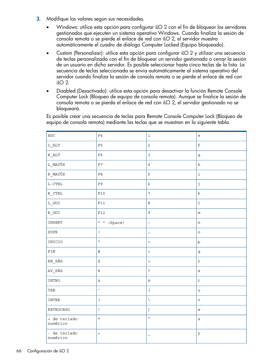 HP Integrated Lights-Out 2 User Manual | Page 66 / 250