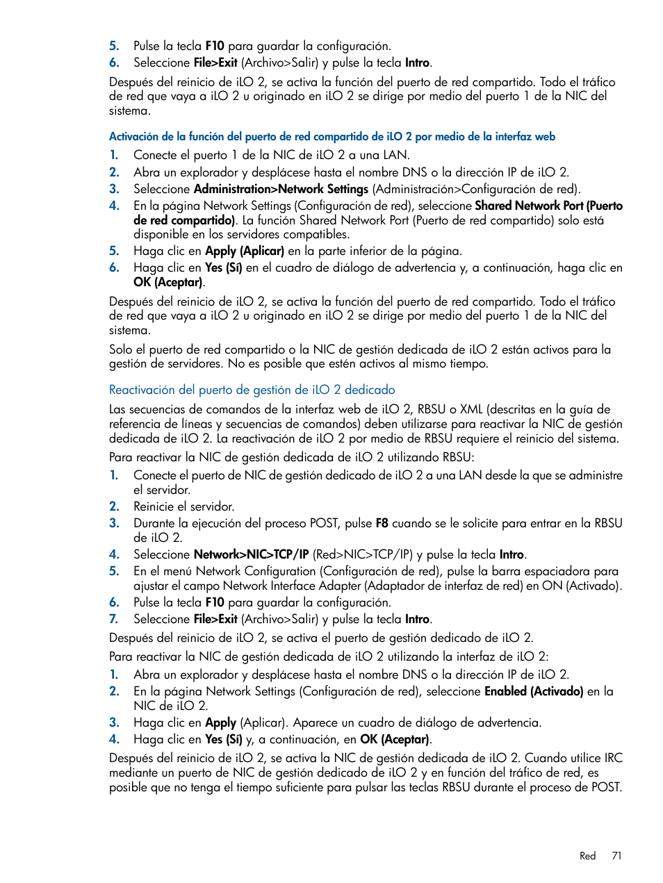 HP Integrated Lights-Out 2 User Manual | Page 71 / 250