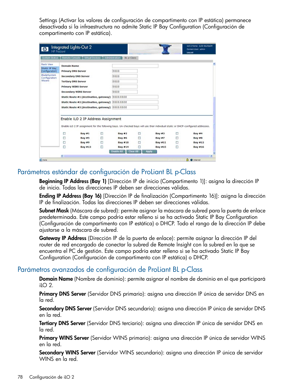 HP Integrated Lights-Out 2 User Manual | Page 78 / 250