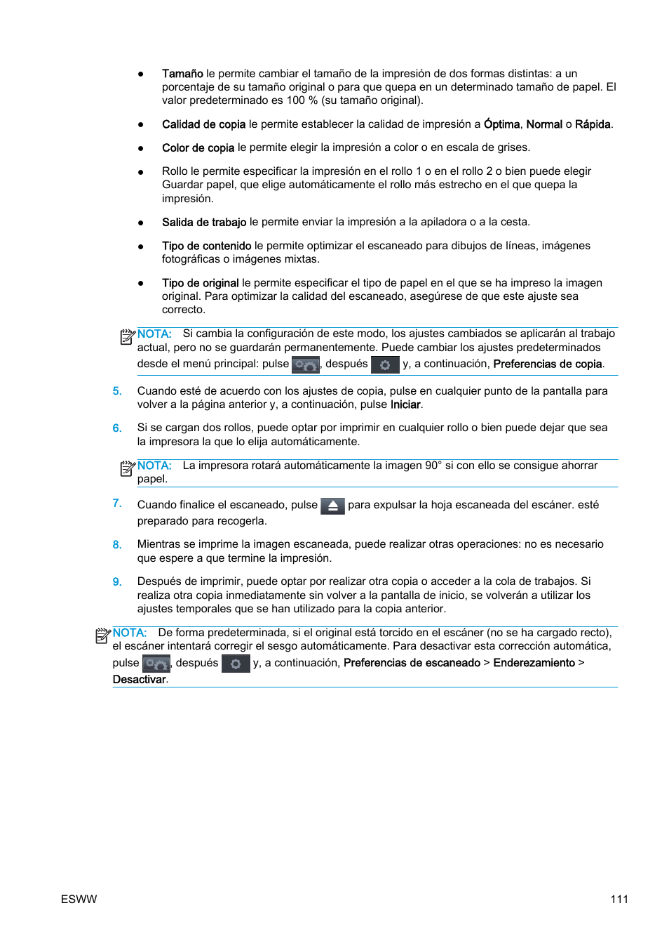 HP eMFP HP Designjet serie T2500 User Manual | Page 121 / 322