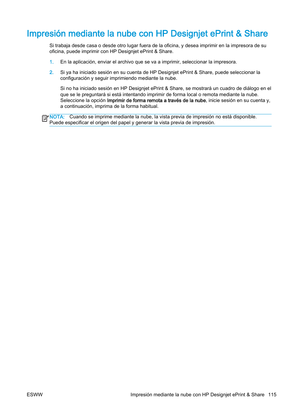 HP eMFP HP Designjet serie T2500 User Manual | Page 125 / 322