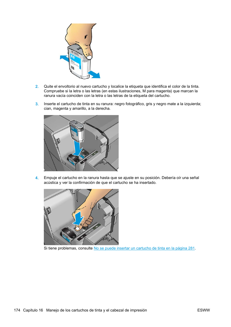 HP eMFP HP Designjet serie T2500 User Manual | Page 184 / 322