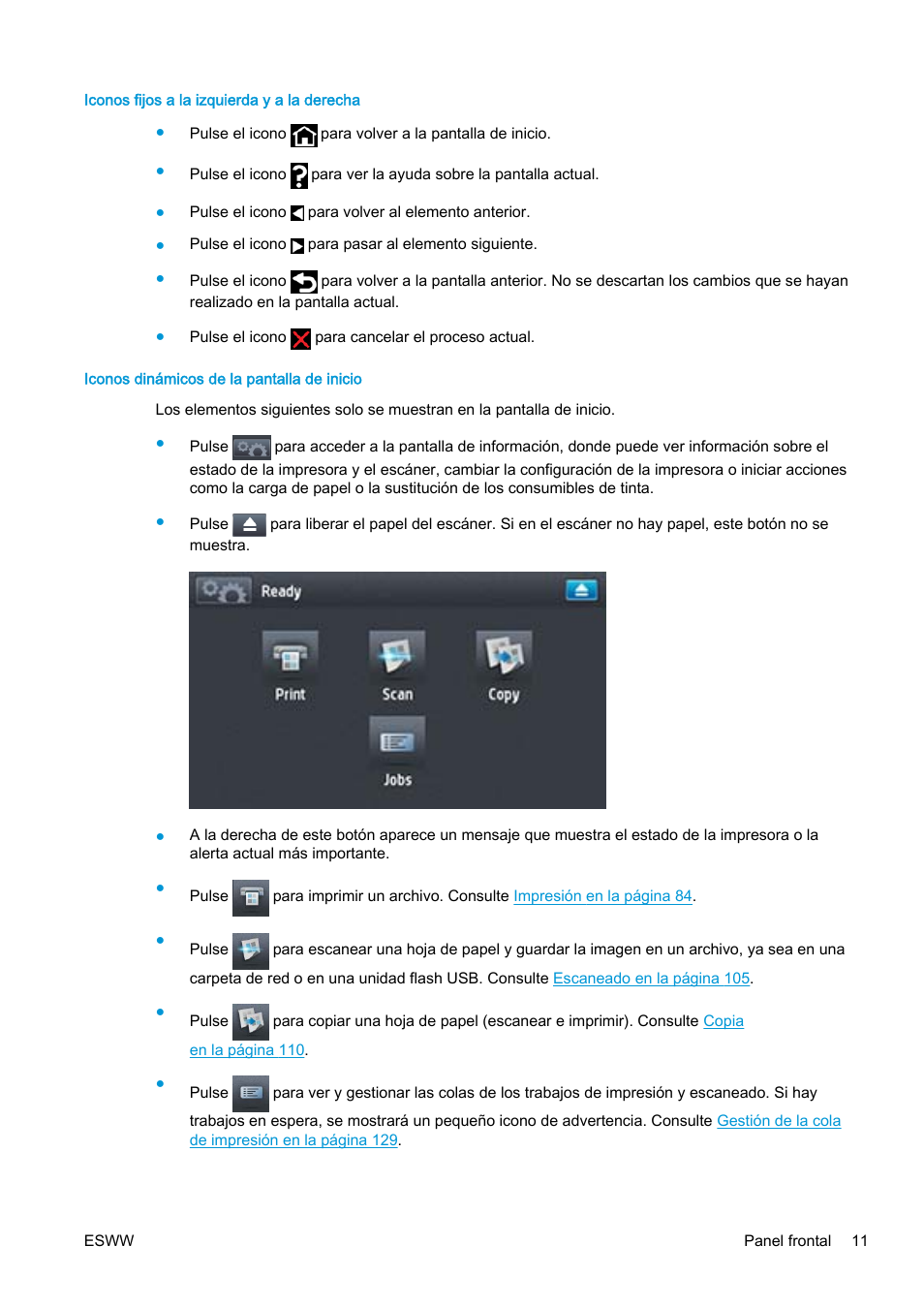 HP eMFP HP Designjet serie T2500 User Manual | Page 21 / 322