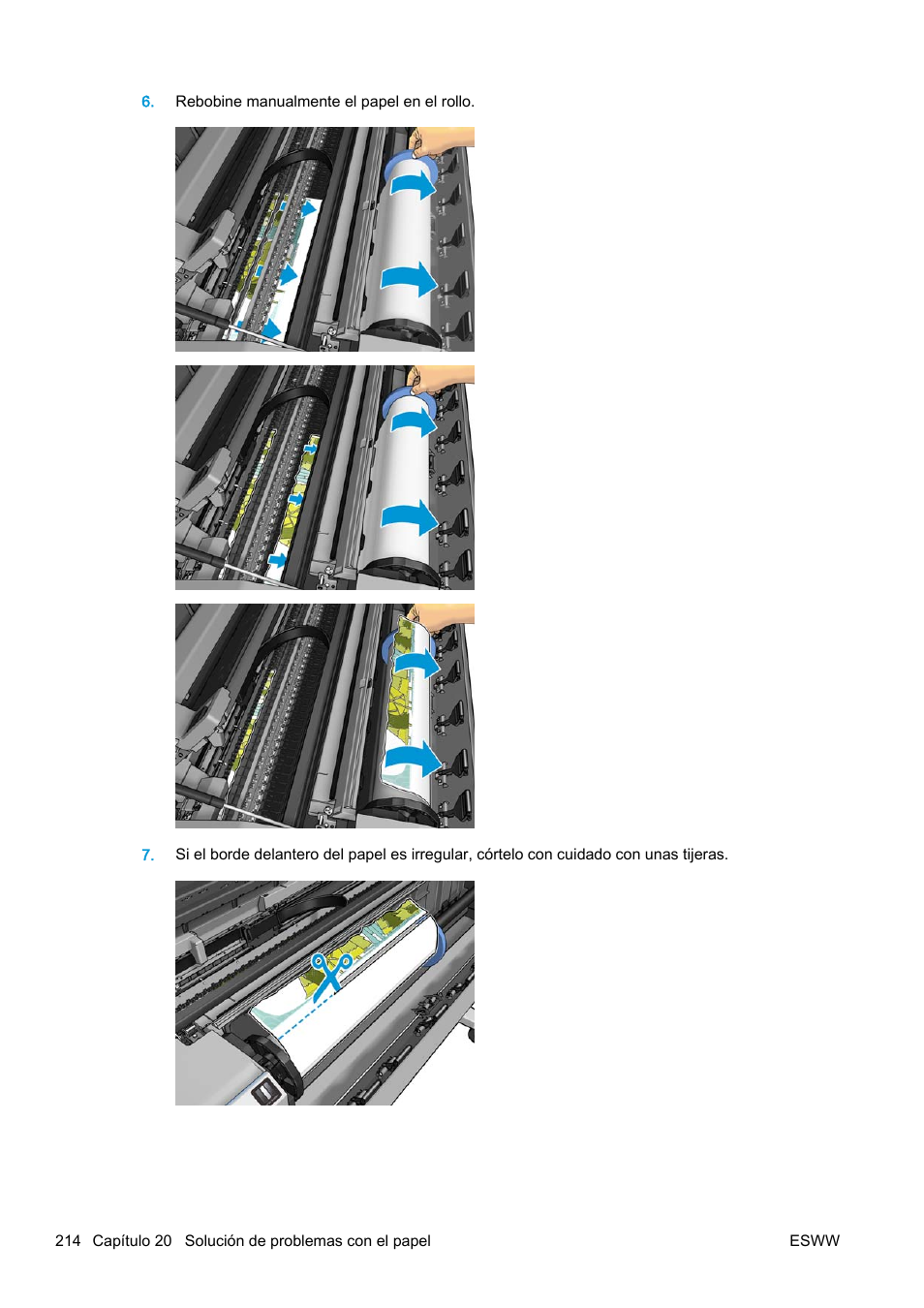 HP eMFP HP Designjet serie T2500 User Manual | Page 224 / 322