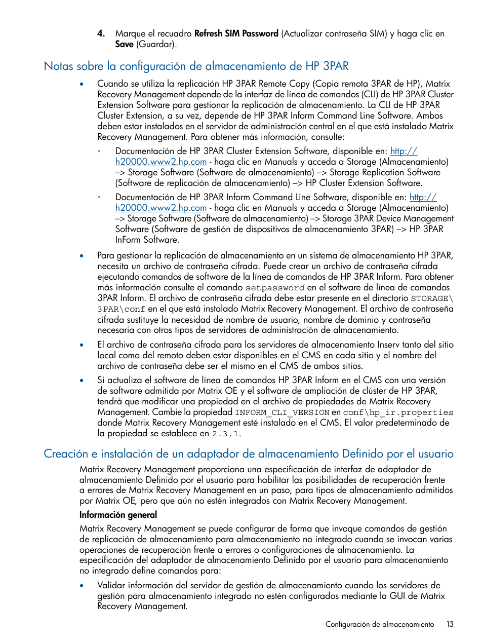 HP Software HP Matrix Operating Environment User Manual | Page 13 / 65